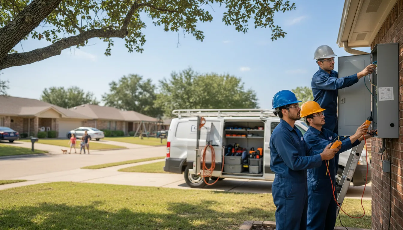 Certified electrician providing emergency electrical services in Yeoman, IN